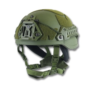 Балістична каска (шолом) NIJ-IIIA Sestan-Busch. Helmet (BK-ACH-MC) GEN-II (Ця Модель закриває Пів-Вуха) Green-Олива-(L) Оригінал із чохлом. Виробник Хорватія.