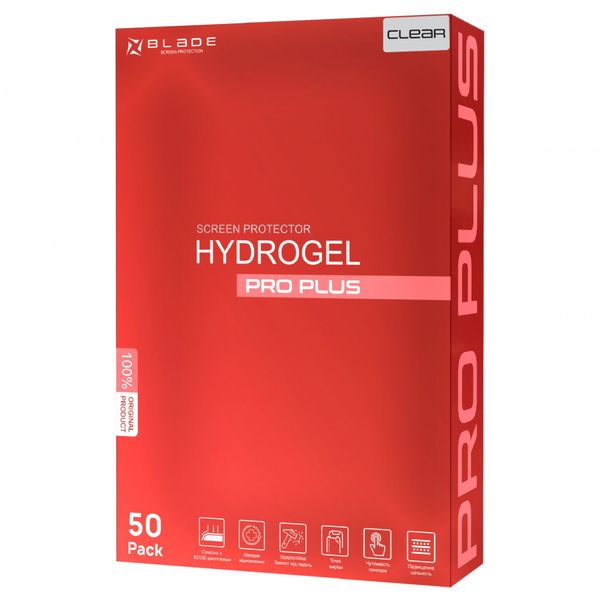 Захисна гідрогелева плівка BLADE Hydrogel Screen Protection PRO PLUS (clear glossy)