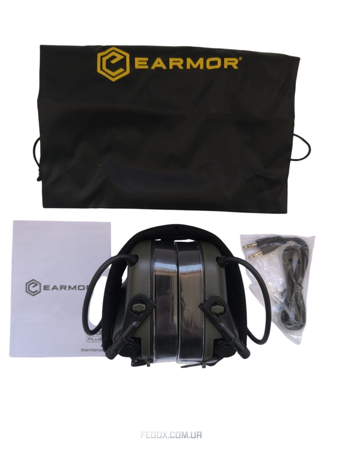 Тактические наушники EARMOR M31 PLUS Олива
