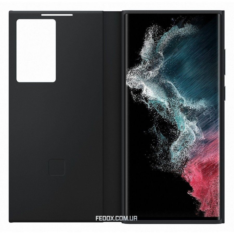 Чохол-книжка Samsung Smart Clear View Cover для Samsung Galaxy S22 Ultra SM-S908 Black (EF-ZS908CBEGRU), чорний