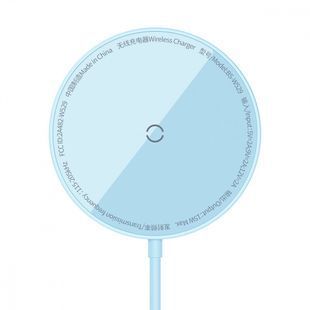 Baseus Simple Mini3 Magnetic Wireless Charger 15W blue