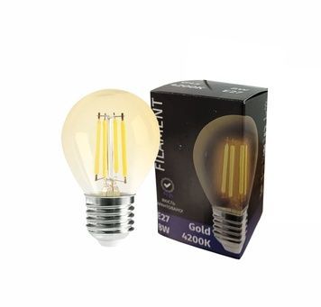 Лампа VALESO SIRIUSSTAR filament gold 5406 8W (G45-4200K-E27)