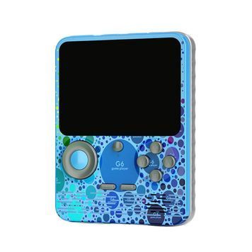 Portable gaming console G6 3.5 inches 6000mAh blue