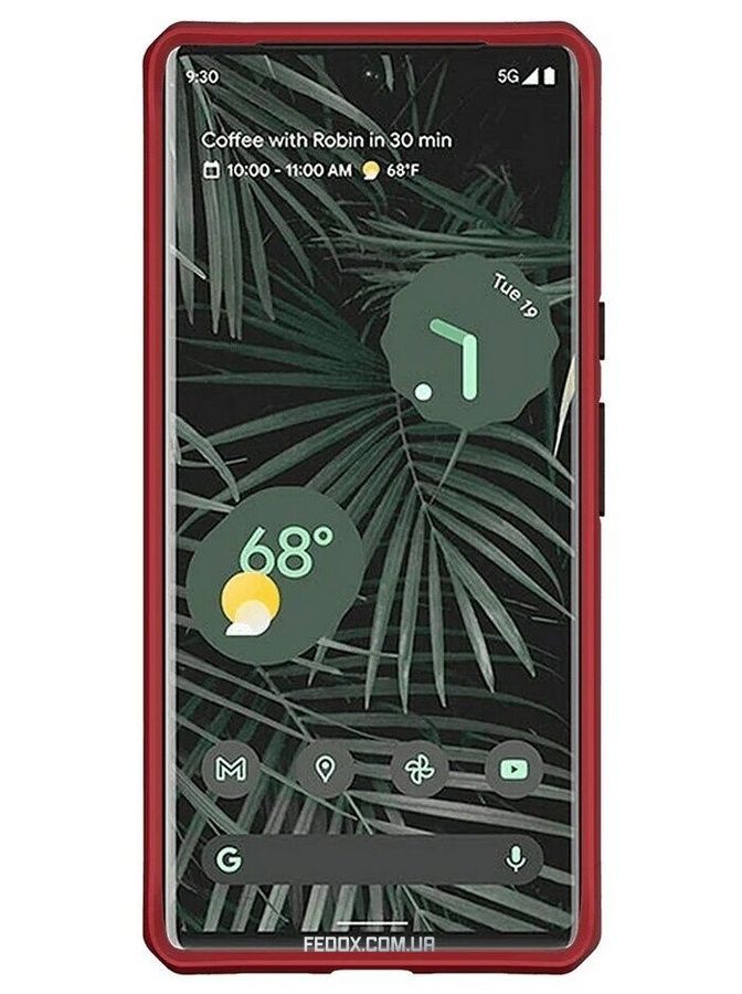 Чохол-накладка ItSkins Hybrid Silk для Google Pixel 6 Pro Red (GG6X-HBURN-CHRD)
