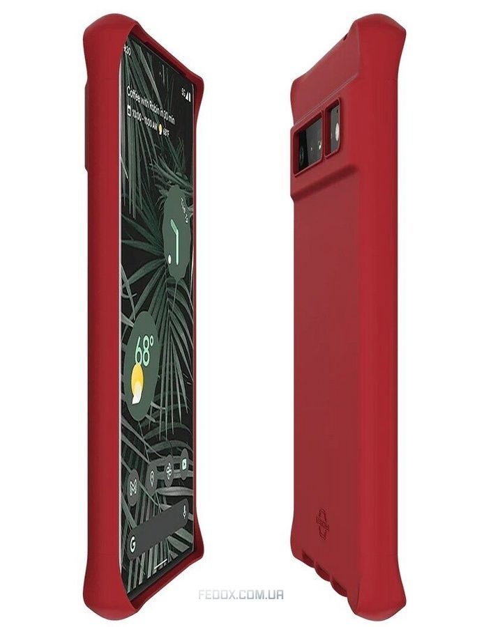 Чохол-накладка ItSkins Hybrid Silk для Google Pixel 6 Pro Red (GG6X-HBURN-CHRD)