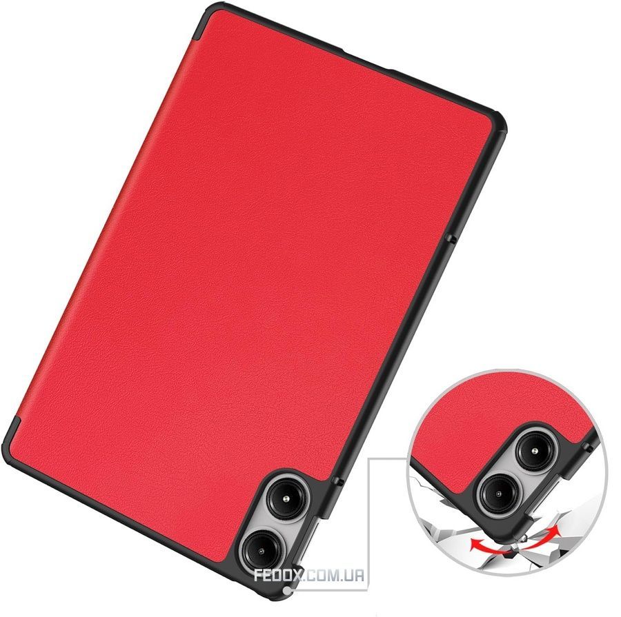 Чехол-книжка BeCover Smart Case для Xiaomi Poco Pad/Poco Pad M1 12.1" Red (711564), Красный