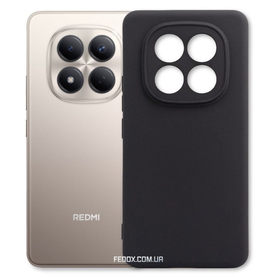 Чехол-накладка BeCover для Xiaomi Redmi Note 15 Pro 4G Black (714972), чорний