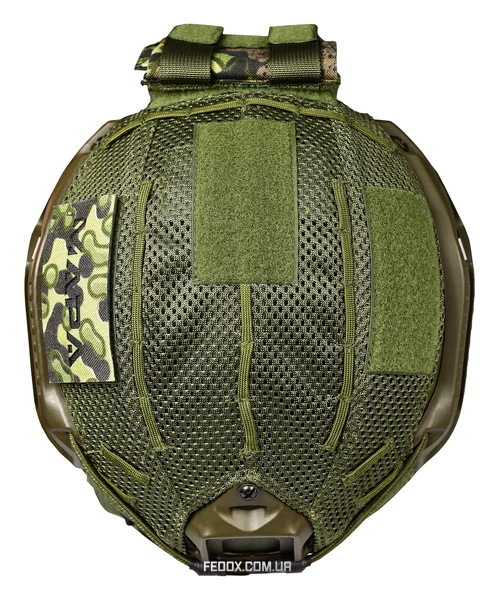 Кевларовий балістичний шолом HP-05 (Maskpol) тип "high cut". Виробник: Польща (XL) Олива (NIJ IIIA)