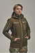 Зимняя утепленная женская FS куртка-трансформер Soft Shell 2в1, хаки