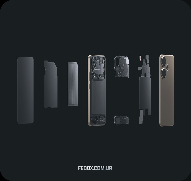 Смартфон Xiaomi Poco F6 12/512GB Titanium