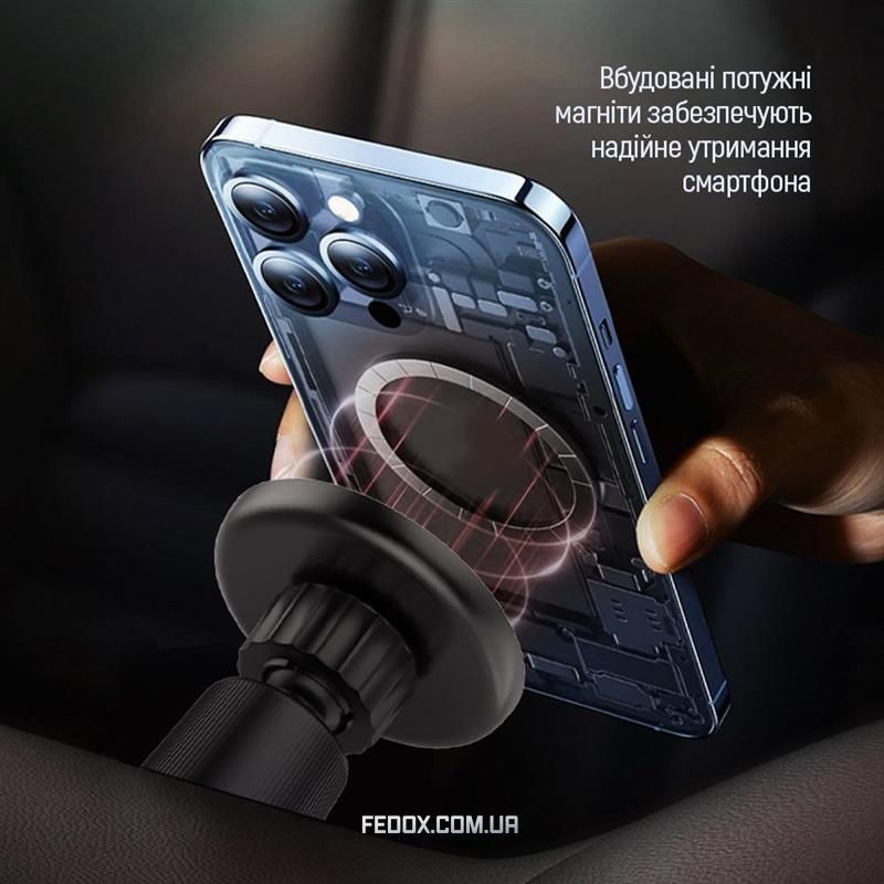Тримач автомобільний ColorWay магнитний Air Vent-5 Black (CW-CHM15-BK)