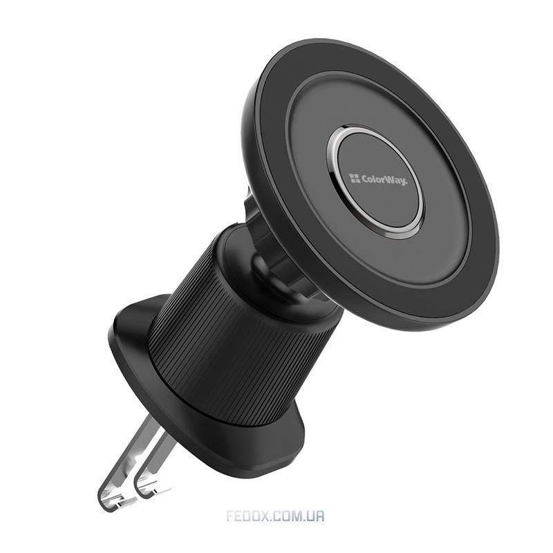 Тримач автомобільний ColorWay магнитний Air Vent-5 Black (CW-CHM15-BK)