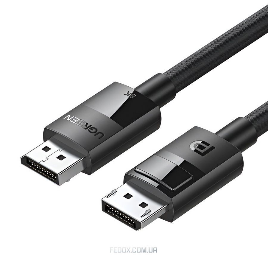 Кабель Ugreen DP114 DisplayPort - DisplayPort, 2 м, Black (80392)