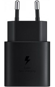Мережевий зарядний пристрій Samsung EP-TA800 25W Type-C Black (EP-TA800NBE) OEM