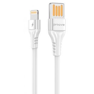 Proove Double Way Silicone Lightning Cable 2.4A (1m) white