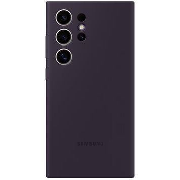 Чохол-накладка Samsung Silicone Cover для Samsung Galaxy S24 Ultra SM-S928 Dark Violet (EF-PS928TEEGWW)