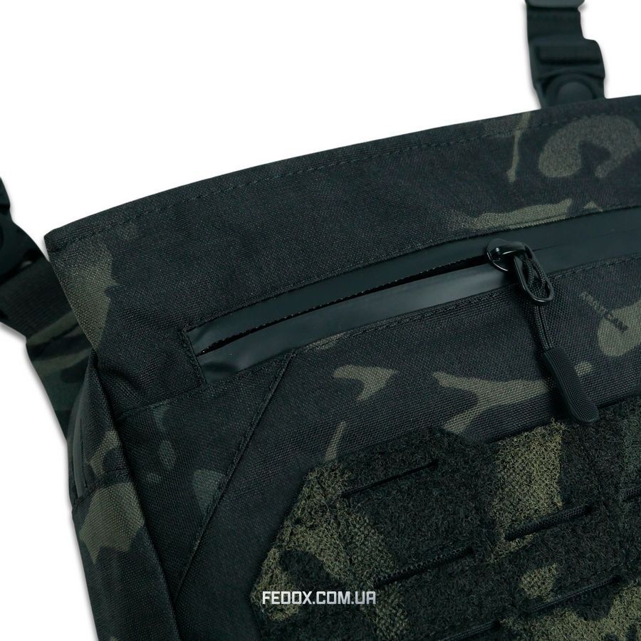 Тактична смарт-сумка через плече "Tactic city bag" Cordura USA &mdash; Чорний Мультикам