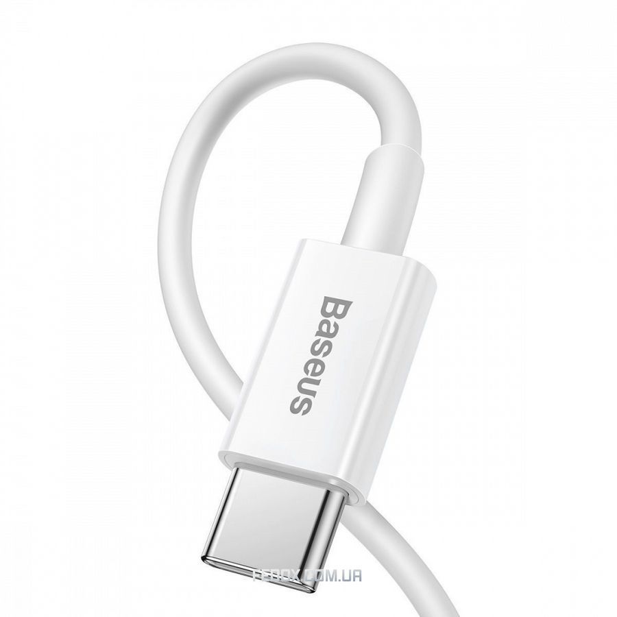 Кабель Baseus Superior Series Быстрая зарядка Дата Type-C на Lightning PD 20W (0.25м) белый
