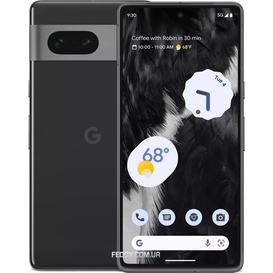 Смартфон Google Pixel 7 8/128GB Obsidian  1+eSim