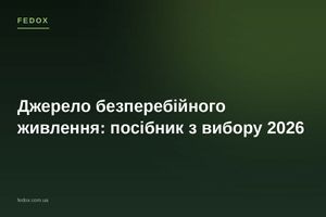 Джерело безперебійного живлення: посібник з вибору 2026