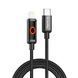 Кабель ColorWay USB Type-C - Lightning (M/M), Breathing Light, 3А, 1 м, Black (CW-CBPDCL103-BK)