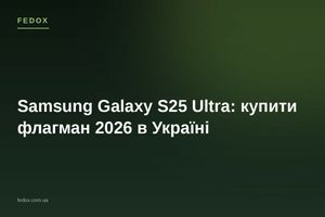 Samsung Galaxy S25 Ultra: купити флагман 2026 в Україні