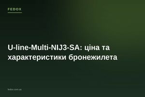 U-line-Multi-NIJ3-SA: цена и характеристики бронежилета