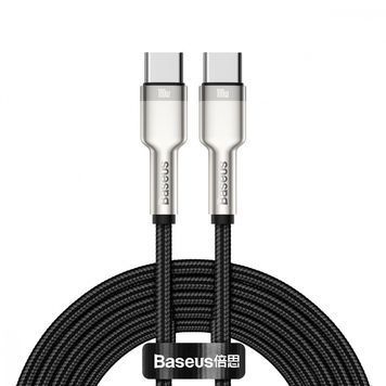 Baseus Cafule Metal Type-C to Type-C 100W (2m) black