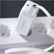 Мережевий зарядний пристрій Proove Fixtape GaN (1USB-C, вбудований кабель USB-C) 65W White (WCFP65010202)