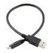 Кабель Atcom USB - micro USB V 2.0 (M/M), 0.8 м, черный (9174) пакет