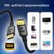 Кабель ColorWay DisplayPort-DisplayPort V2.1 16K 1.5м, Black (CW-CBDP091-BK)