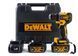 Акумуляторний безщітковий дриль-шуруповерт DeWalt DCD800NT (36V, 6AH) Деволт із набором інструментів