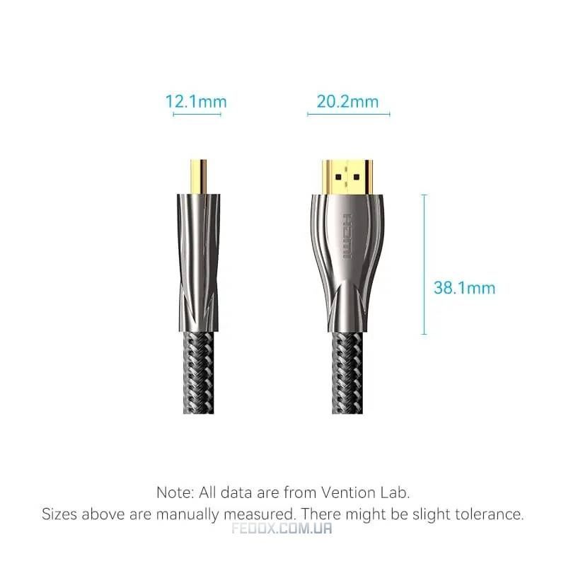 Кабель Vention HDMI - HDMI V 2.0 (M/M), 3 м, Black (ALMBI)