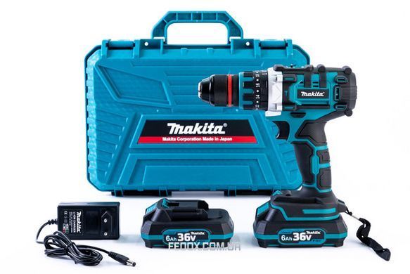 Ударный бесщеточный аккумуляторный дрель-шуруповерт Makita DTW 488 (36V, 6AH) Макита с металл патроном 13мм
