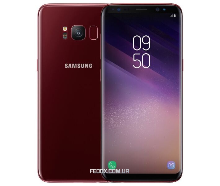 Смартфон Samsung Galaxy S8 64GB SM-G950FD Burgundy Red DUOS
