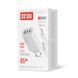 Мережевий зарядний пристрій ColorWay GaN Mini 65W PD Port PPS USB (USB-2C1A) White (CW-CHS058PDCL-WT) + кабель Type-C&Lightning