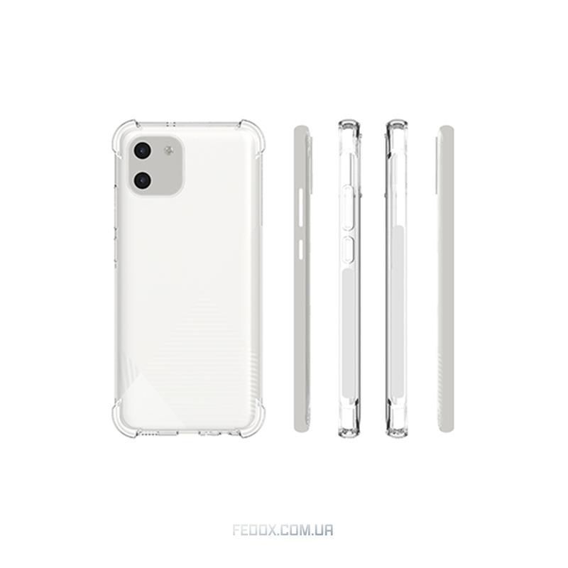 Чохол-накладка BeCover Anti-Shock для Samsung Galaxy A03 SM-A035 Clear (707341), Прозорий