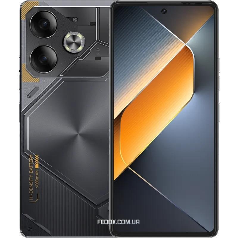 Смартфон Tecno Pova 6 (LI7) 12/256GB Meteorite Grey (4894947019067)