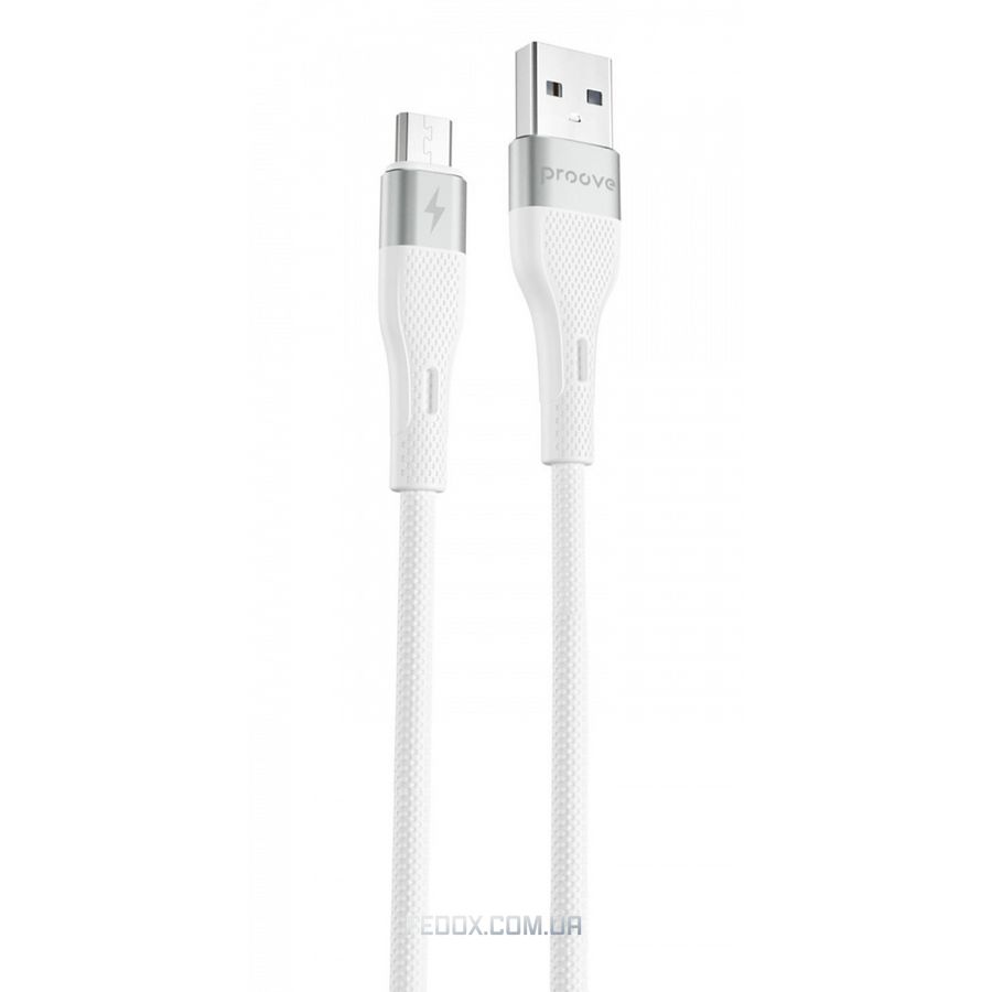 Кабель Proove Light Silicone Micro USB 2.4A (1m)