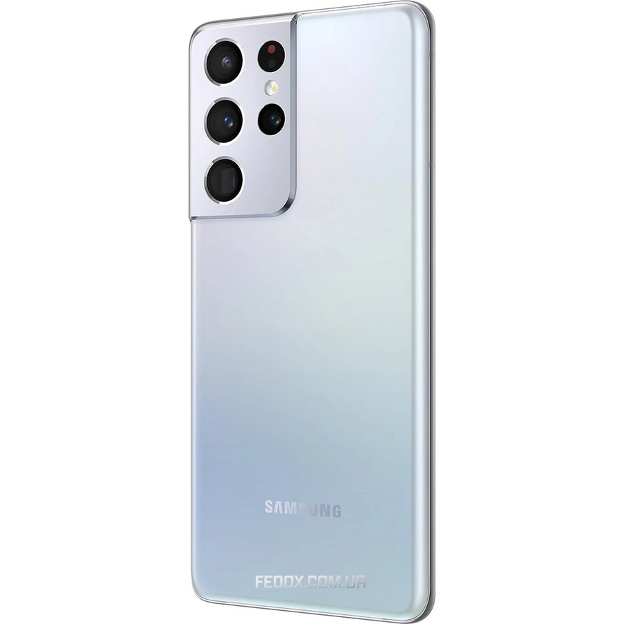 Samsung Galaxy S21 Ultra 5G (12/256GB) Phantom Silver (SM-G998B/DS) DOUS (SM-G998BZSGSEK)