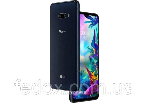Мобільний телефон LG V50S ThinQ 5G 8/256Gb Aurora Black 1 sim