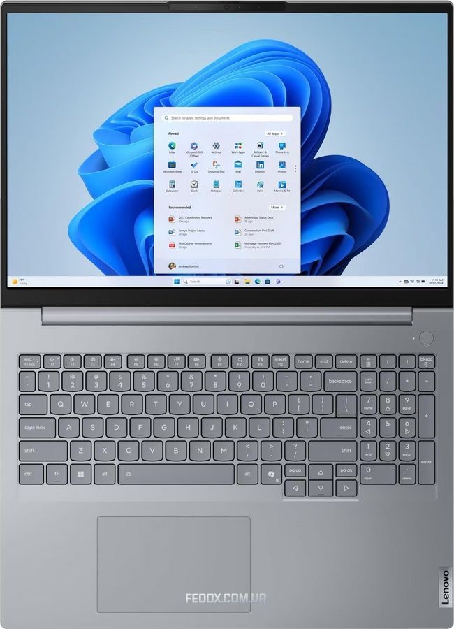 Ноутбук Lenovo ThinkBook 16 G9 IRL (21US005RRA) Arctic Grey