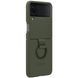 Чохол-накладка Samsung Silicone Cover with Ring для Samsung Galaxy Flip 4 SM-F721 Khaki (EF-PF721TGEGUA), Зелений