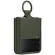 Чохол-накладка Samsung Silicone Cover with Ring для Samsung Galaxy Flip 4 SM-F721 Khaki (EF-PF721TGEGUA), Зелений