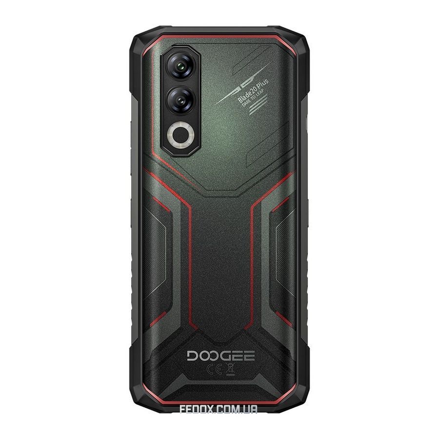 Смартфон Doogee Blade20 Plus 6/256GB Black Red