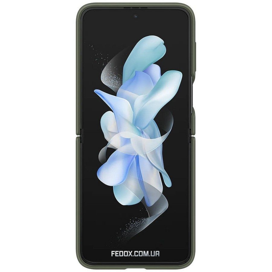 Чохол-накладка Samsung Silicone Cover with Ring для Samsung Galaxy Flip 4 SM-F721 Khaki (EF-PF721TGEGUA), Зелений