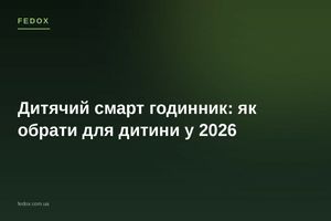 Дитячий смарт годинник: як обрати для дитини у 2026