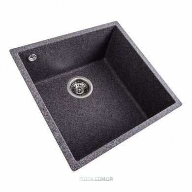 Кухонная гранитная мойка PLATINUM 4040 RUBA, микс, 440х440 мм
