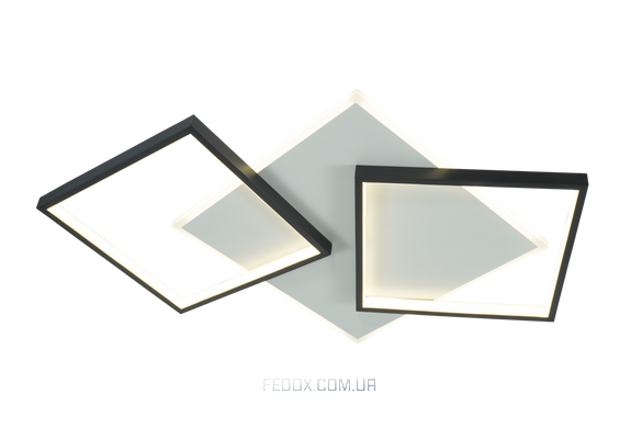 Люстра потолочная LED VALESO 2023225 WT+BK