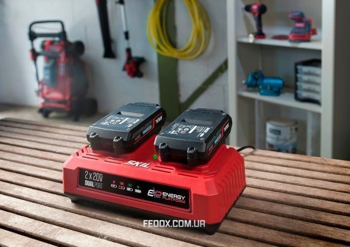 Зарядное устройство двойное, SKIL 3128 AA, 2,4 A